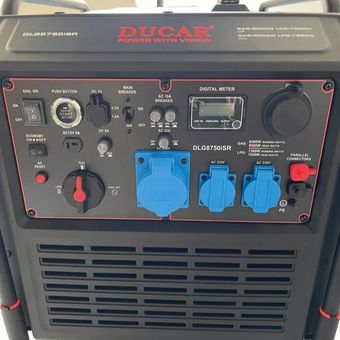 موتور برق 8.2 کیلوات تکفاز ریموت دار استارتی دوگانه سوز دوکار مدل DLG8750iSR