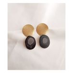 گوشواره فیک استون مشکی