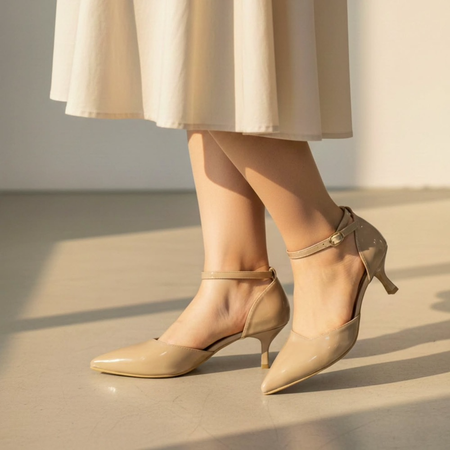 کفش مجلسی ظریف پاشنه3سانت