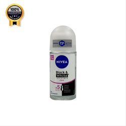 مام رول زنانه نیوآ Nivea اورجینال بلک اند وایت اینویزیبل کلیر 72 ساعته درما