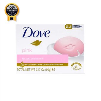 صابون نرم کننده داو Dove اورجینال سه در یک pink گل رز حجم 90 گرم