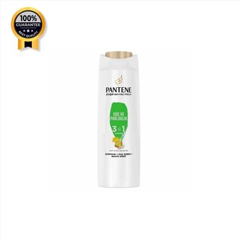 شامپو تقویت کننده و درخشان کننده پنتن Pantene اورجینال موهای کدر و نازک Guc ve parlaklik مدل 3 در 1 حجم 350 میل