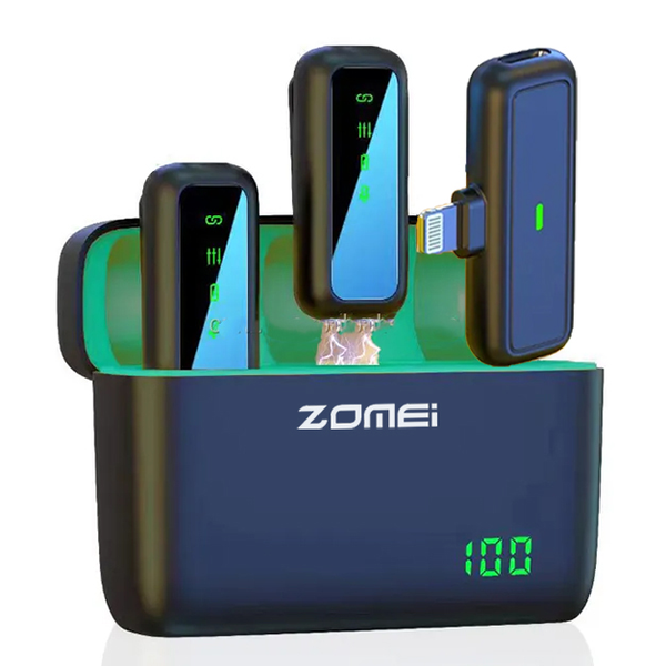 میکروفون بی سیم دو کاناله Zomei مناسب آیفون