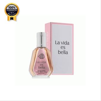 ادکلن 50 میل فراگرنس ورد Fragrance World اورجینال لا ویدا اس بلا رایحه لانکوم لاویه است بله
