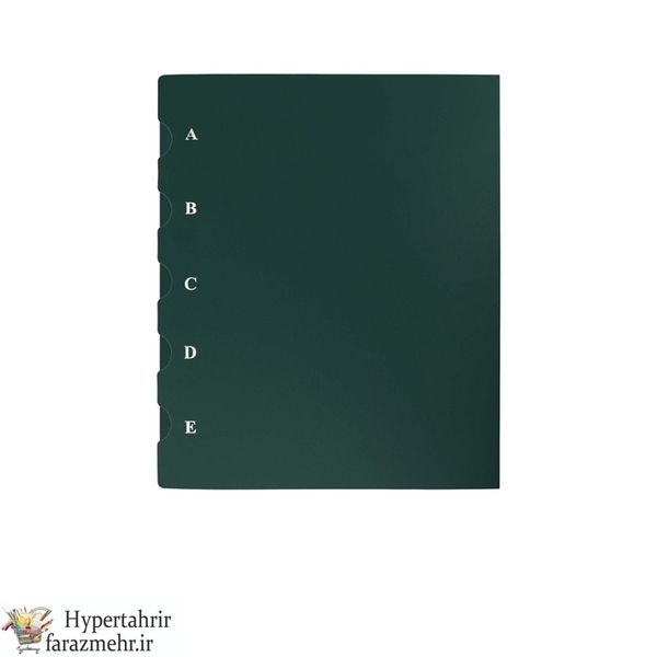 دفتر کلاسوری  200 برگ مدیران پاپکو(Papco) مدل  A4-625  رنگبندی (مشکی-یشمی -طوسی تیره -سرمه ای-زرشکی)