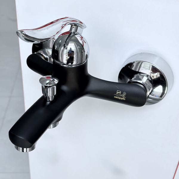 شیر حمام اسناپل مدل رُهام | طراحی لوکس، بدنه برنجی و پرلاتور کم‌مصرف