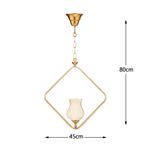 چراغ آویز زیمادر مدل دیاموند کد ZD-07