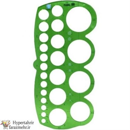 شابلون مهندسی فابل (Fabel) دایره کد FB418
