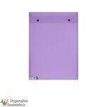 پاکت دکمه دار عمودی پاپکو (Papco) مدل ارکید کدA3-124 سایز  A3 رنگبندی (بی رنگ- دودی -قرمز- زرد- آبی - بنفش- صورتی )