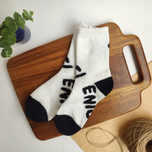 جوراب نیم ساق بوکله زنانه سفید مشکی برند COCO & HANA