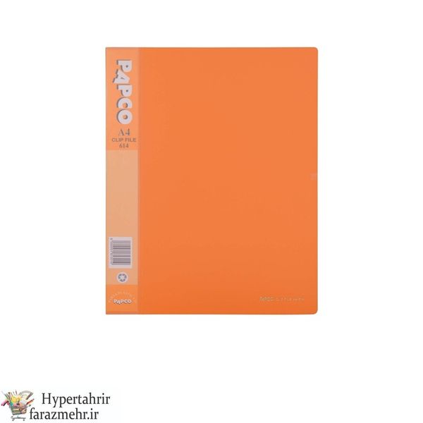 کلیپ فایل یک فنر پاپکو (Papco ) کد A4-614 رنگبندی (سبز-کرم- آبی -قرمز-نارنجی-مشکی )