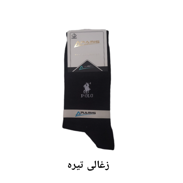 جوراب ساقدار مردانه طرح پولو برند آرامیس