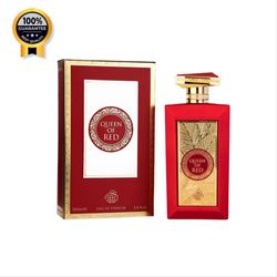 ادکلن زنانه کویین آف رد فراگرنس ورد Fragrance World اورجینال ملکه قرمز حجم 100 میل