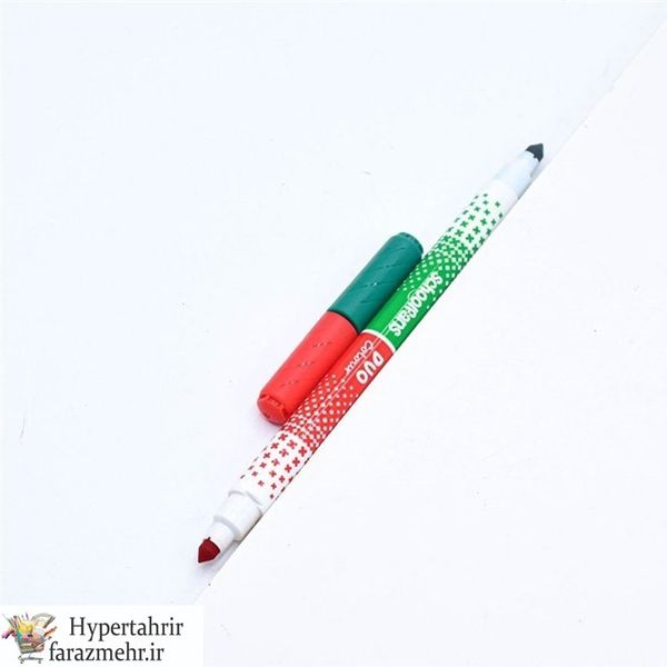 ماژیک 12 عددی اسکول فنس School fans  دو سر کد F92425