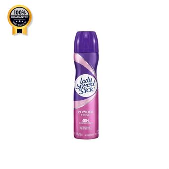 اسپری ضد تعریق زنانه لیدی اسپید Ladyspeed اورجینال رایحه پودر بچه حجم 150 میل