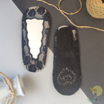 جوراب کالجی زنانه طرح برگ برند وارداتی