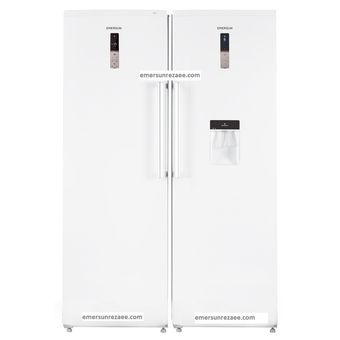 یخچال فریزر دوقلو سفید 15 فوت امرسان مدل FN15D-RH15D