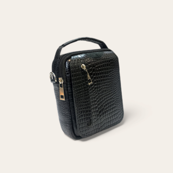 کیف دوشی چرم طبیعی مدل آیریک