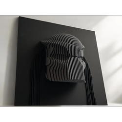 مجسمه لایه‌لایه شکارچی (Layered Hunter Wall Art)