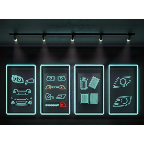 بدنه - چراغ - فیلتر