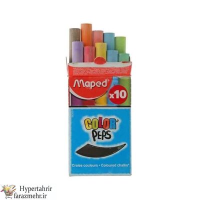 گچ رنگی مپد مدل Color Peps بسته ۱۰ عددی