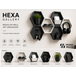 گالری هگزا — نظم‌دهنده دیواری مدولار (Hexa Gallery)