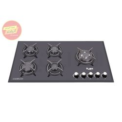 اجاق گاز 5 شعله شیشه ای G508 السا استیل