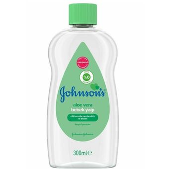روغن بچه جانسون Johnson حاوی آلوئه ورا حجم 300 میل