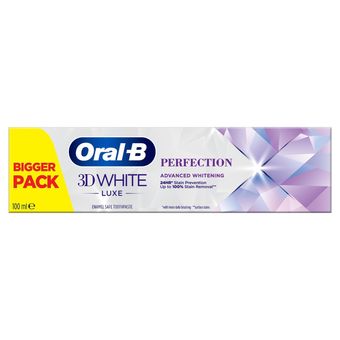 خمیر دندان سفیدکننده اورال بی Oral B مدل 3D White Perfection حجم 100 میل