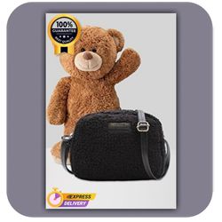 کیف زنانه کراس بادی ناتینگ Nothing مدل تدی خزدار اورجینال ترکیه