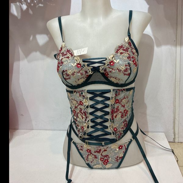 ست کمر کرستی سه تیکه سلطنتی فنر دار