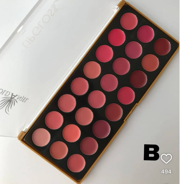 پالت رژ لب 24 رنگ گلد آنجل – Gold Angel Lip Palette
