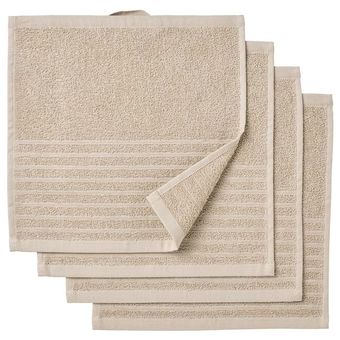 حوله آشپزخانه ایکیا مدل beige VÅGSJÖN سایز 30X30 سانتی متر بسته 4 عددی