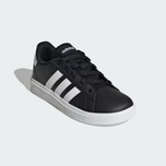 Adidas Grand Court Lace-Up Shoes - Black | Kids' Lifestyle GW6503