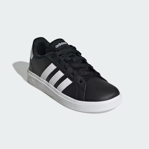 Adidas Grand Court Lace-Up Shoes - Black | Kids' Lifestyle GW6503
