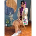 کت گلدوزی شده با دست کد C0401