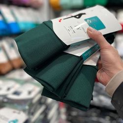 لگ کبریتی کمرگنی پارچه ترک هیوا سبز تیره 3سایز