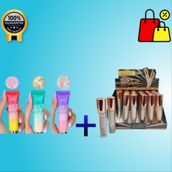 سایه چشم و لیپ گلاس یوشاس Ushas بسته 2 عددی