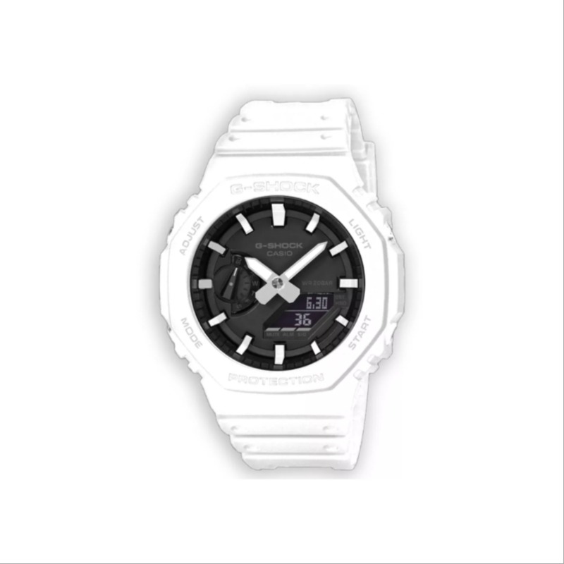 ساعت مچی کاسیو مدل جی شاک سفید Casio G-Shock GA-2100-6AER