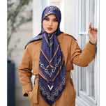 روسری ابریشم توییل طرح زنجیر
