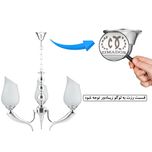 لوستر 3 شعله زیمادور مدل آلیسا کد ZD-S-11