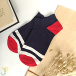 جوراب مچی مردانه طرح نیوی برند بارکد