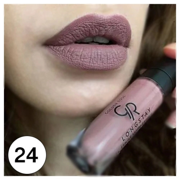 رژ لب مایع گلدن رز مات اصل (شماره 01 تا 47)