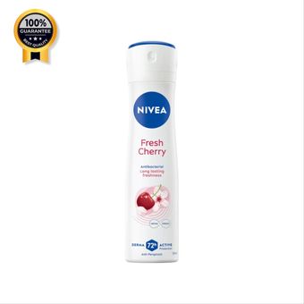 اسپری ضد تعریق زنانه نیوآ Nivea اورجینال رایحه گیلاس 72 ساعته درما حجم 150 میل