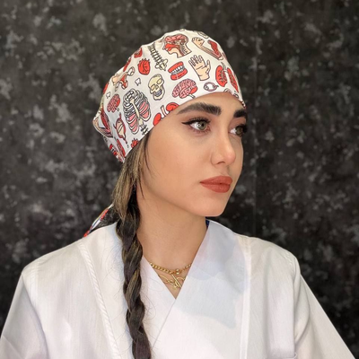 کلاه جراحی طرح مدیکال کد3