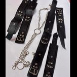 گارتر چرم زنجیر دار 5تیکه