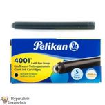 کاتریج (فشنگی) پلیکان (Pelikan)  بسته 5 تایی بلند رنگبندی ( آبی - مشکی )