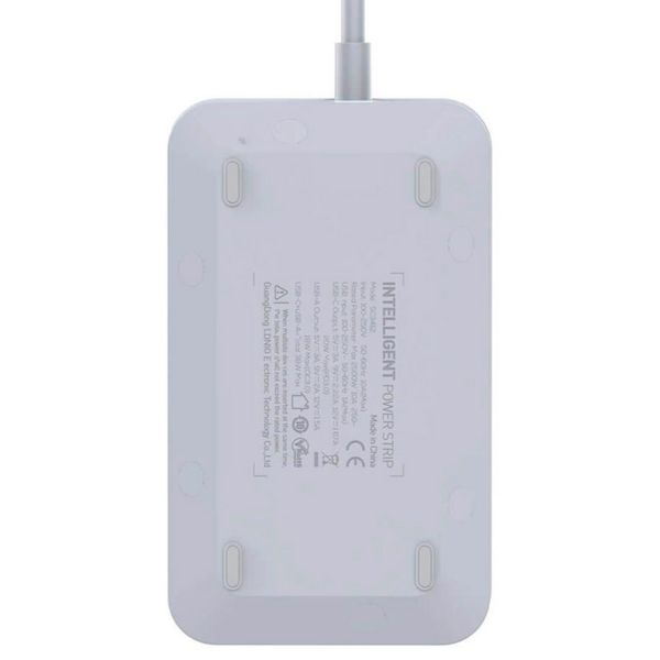 چند راهی 3 خانه برق ارت دار الدینیو SC3412 با کابل 2 متری + شارژر USB و Type-C