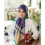 روسری ابریشم توییل طرح لوییز ویتون
