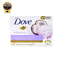 صابون شیر نارگیل و یاس داو Dove اورجینال سه در یک relaxing آرامش بخش حجم 90 گرم
